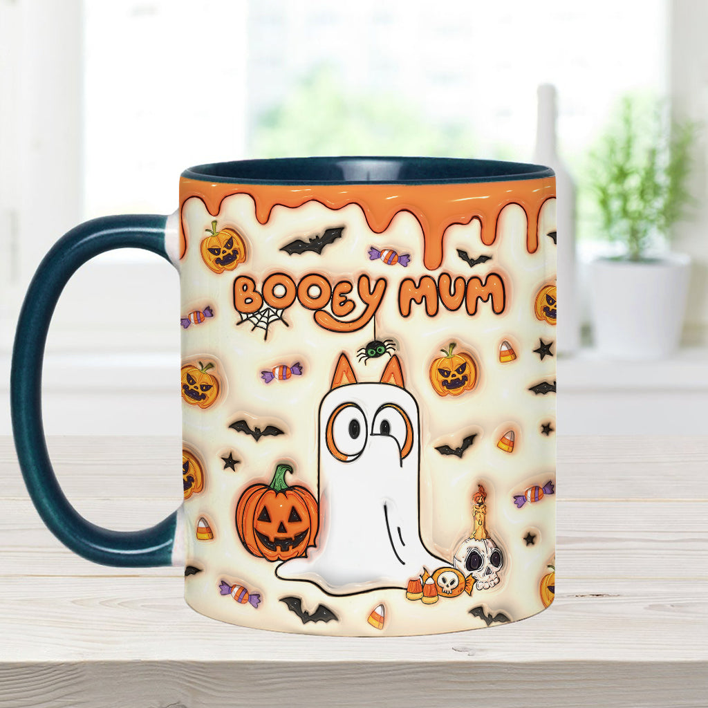 Personalized Booey Mum Accent Mug Custom Name Gift for Mom