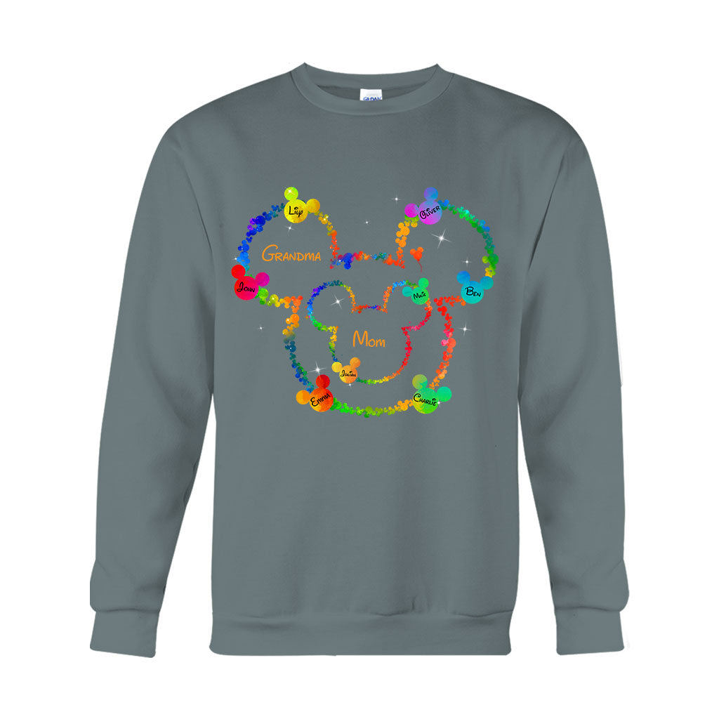 Personalized Mom Grandma Mouse T-shirt & Hoodie Gift for Mother's Day
