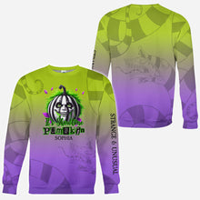 Load image into Gallery viewer, Personalized Halloween Pumpkin All Over Shirt Custom Name Gift
