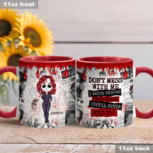 Load image into Gallery viewer, Personalized Accent Mug with Unique True Crime Design
