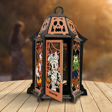Load image into Gallery viewer, Personalized Halloween Wooden Lantern with Custom Name Decor
