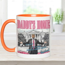 Load image into Gallery viewer, Personalized Two-Tone Accent Mug Custom Name Gift for Dad
