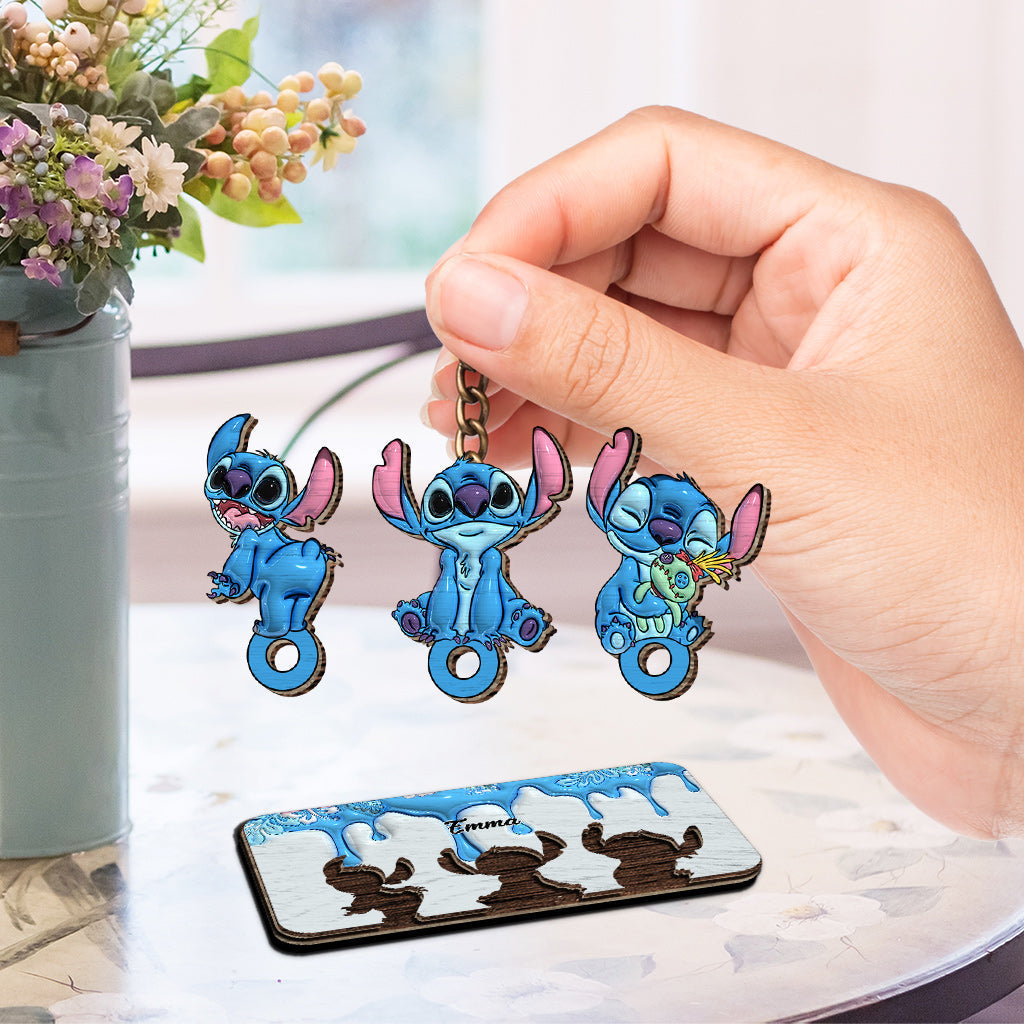 Personalized Ohana Key Holder Custom Name Gift for Home