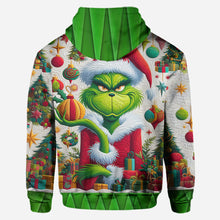 Load image into Gallery viewer, Personalized Grinchmas Hoodie and Leggings Set Custom Name Christmas Gift
