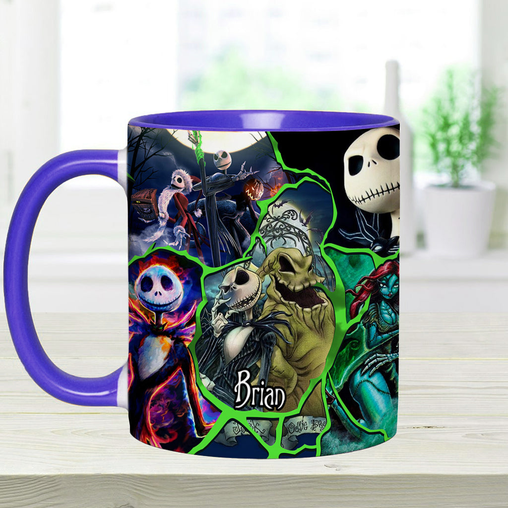 Personalized Nightmare Accent Mug Custom Name Funny Gift for Friends