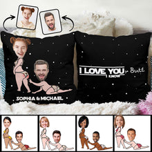 Load image into Gallery viewer, Personalized Funny Throw Pillow Custom Couple Gift for Him/Her

