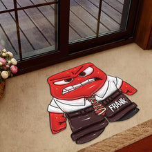 Load image into Gallery viewer, Personalized Emotion-Themed Shaped Doormat Custom Name Gift
