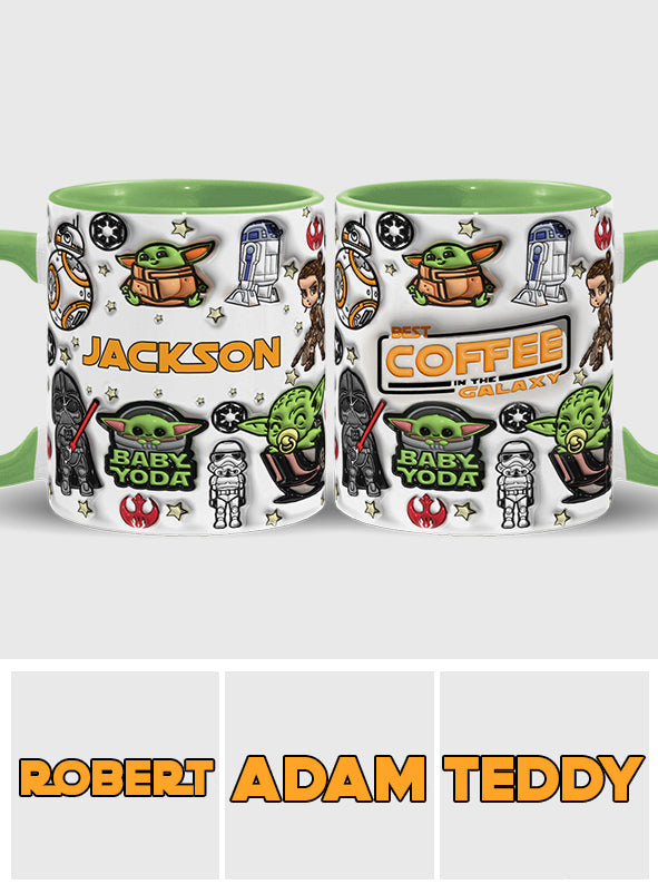 Personalized The Force Accent Mug Custom Name Gift for Star Wars Fans