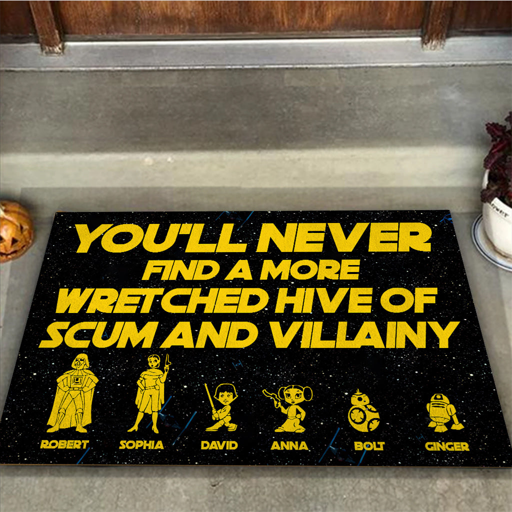 Personalized Wretched Hive Doormat Custom Name Gift