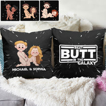 Load image into Gallery viewer, Personalized Throw Pillow Best Butt in the Galaxy Gift for Couples
