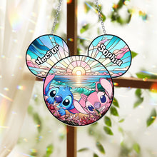 Load image into Gallery viewer, Personalized Ohana Suncatcher Ornament Custom Names Gift
