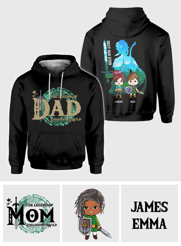 Personalized All Over Shirt The Legend of Dad/Mom Gift Idea