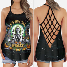 Load image into Gallery viewer, Personalized Halloween Cross Tank Top Custom Name Gift Idea
