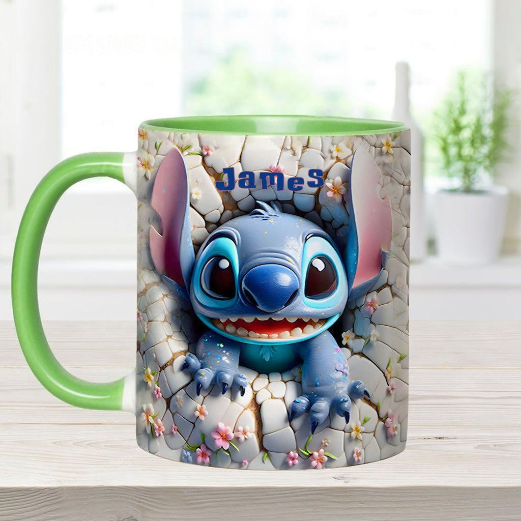 Personalized Ohana Accent Mug Custom Name Gift for Kids