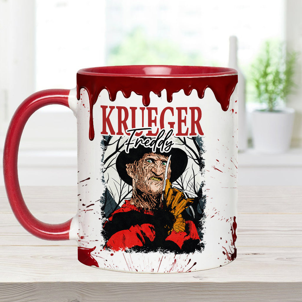 Personalized Halloween Horror Characters Accent Mug Gift