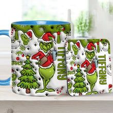 Load image into Gallery viewer, Personalized Grinch Accent Mug Custom Name Gift for Christmas
