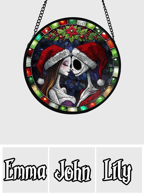 Personalized Stained Glass Suncatcher Unique Christmas Gift