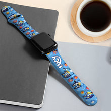 Load image into Gallery viewer, Personalized Silicone Apple Watch Band with Cute Design for Kids
