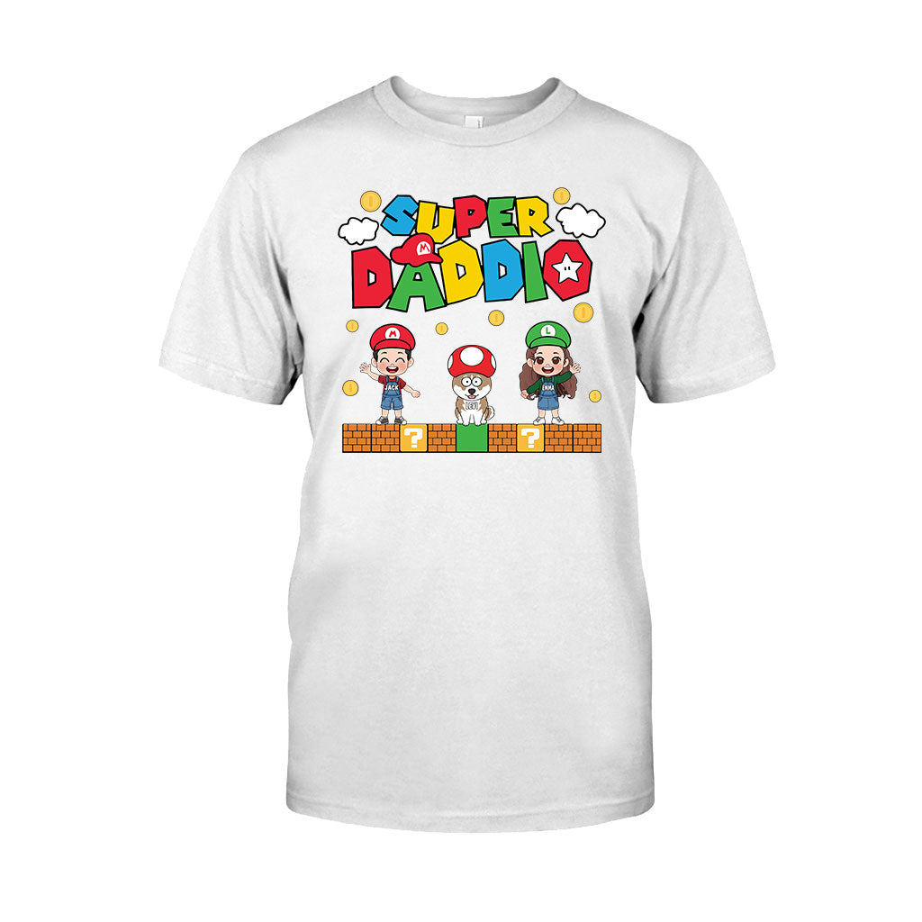 Personalized Super Daddio T-shirt & Hoodie Gift for Dad