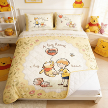 Load image into Gallery viewer, Personalized Quilted Bedding Set Custom Name Gift for Kids
