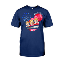 Load image into Gallery viewer, Personalized America Mama T-Shirt &amp; Hoodie Custom Family Gift
