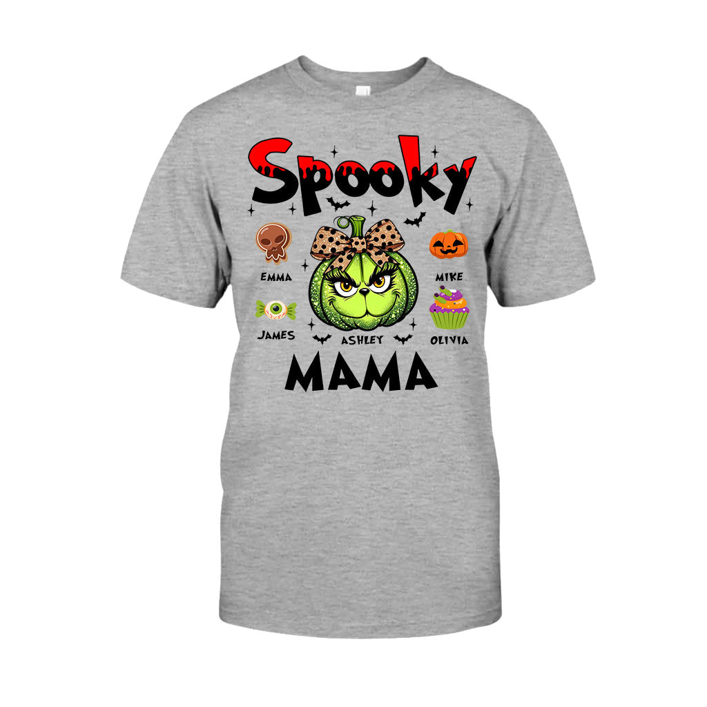 Personalized Spooky Mama T-shirt & Hoodie for Halloween Gift