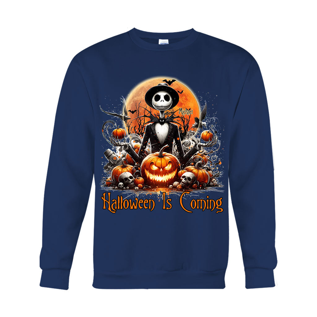 Personalized Halloween T-shirt & Hoodie with Spooky Design