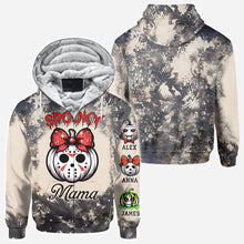Load image into Gallery viewer, Personalized Spooky Mama All Over Shirt for Mom | Custom Name Gift
