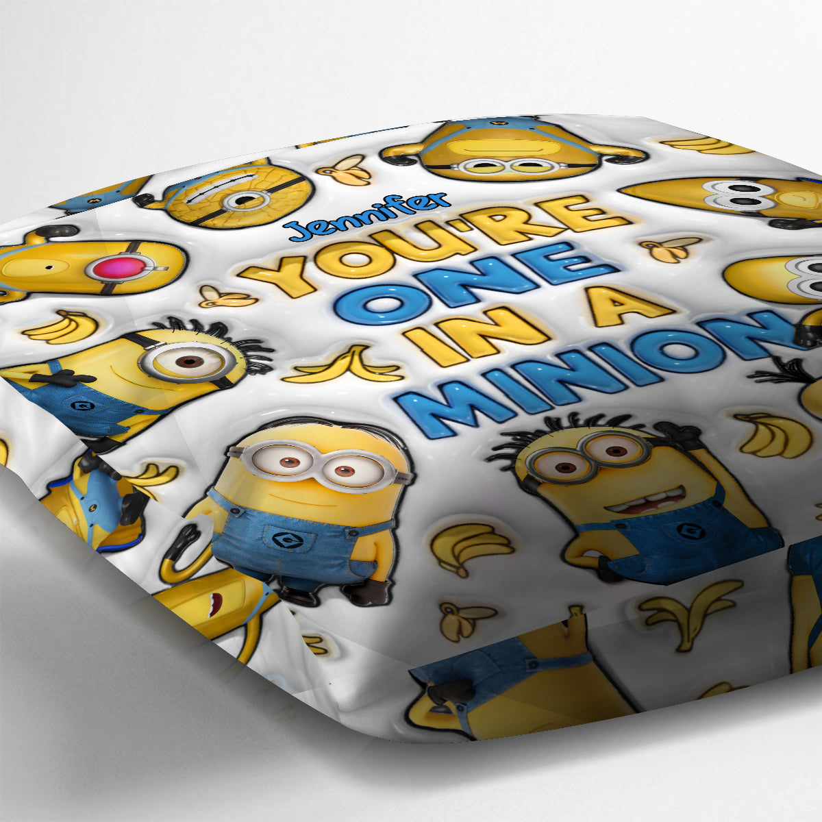 Personalized You're One In A Minion Throw Pillow Gift
