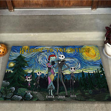 Load image into Gallery viewer, Personalized Nightmare Doormat Custom Welcome Mat for Family
