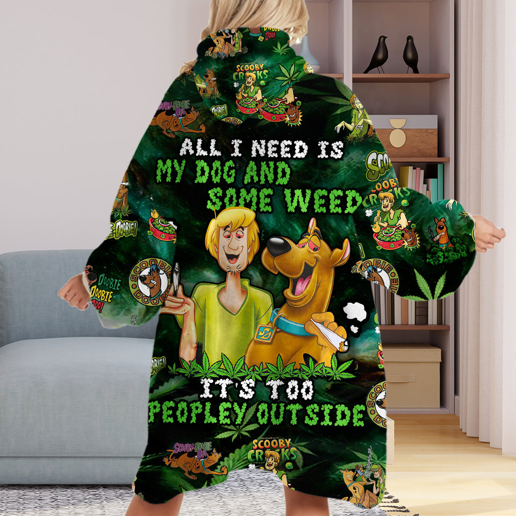 Personalized Blanket Hoodie for Dog Lovers | Unique Custom Gift