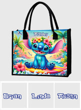 Load image into Gallery viewer, Personalized Ohana Canvas Tote Bag for Mom Beach Gift
