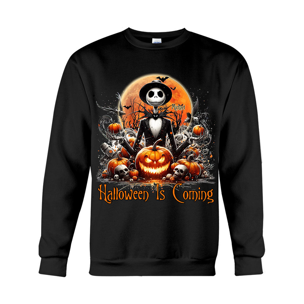 Personalized Halloween T-shirt & Hoodie with Spooky Design