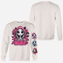 Load image into Gallery viewer, Personalized Mama of Nightmares All Over Shirt for Mom | Halloween Gift
