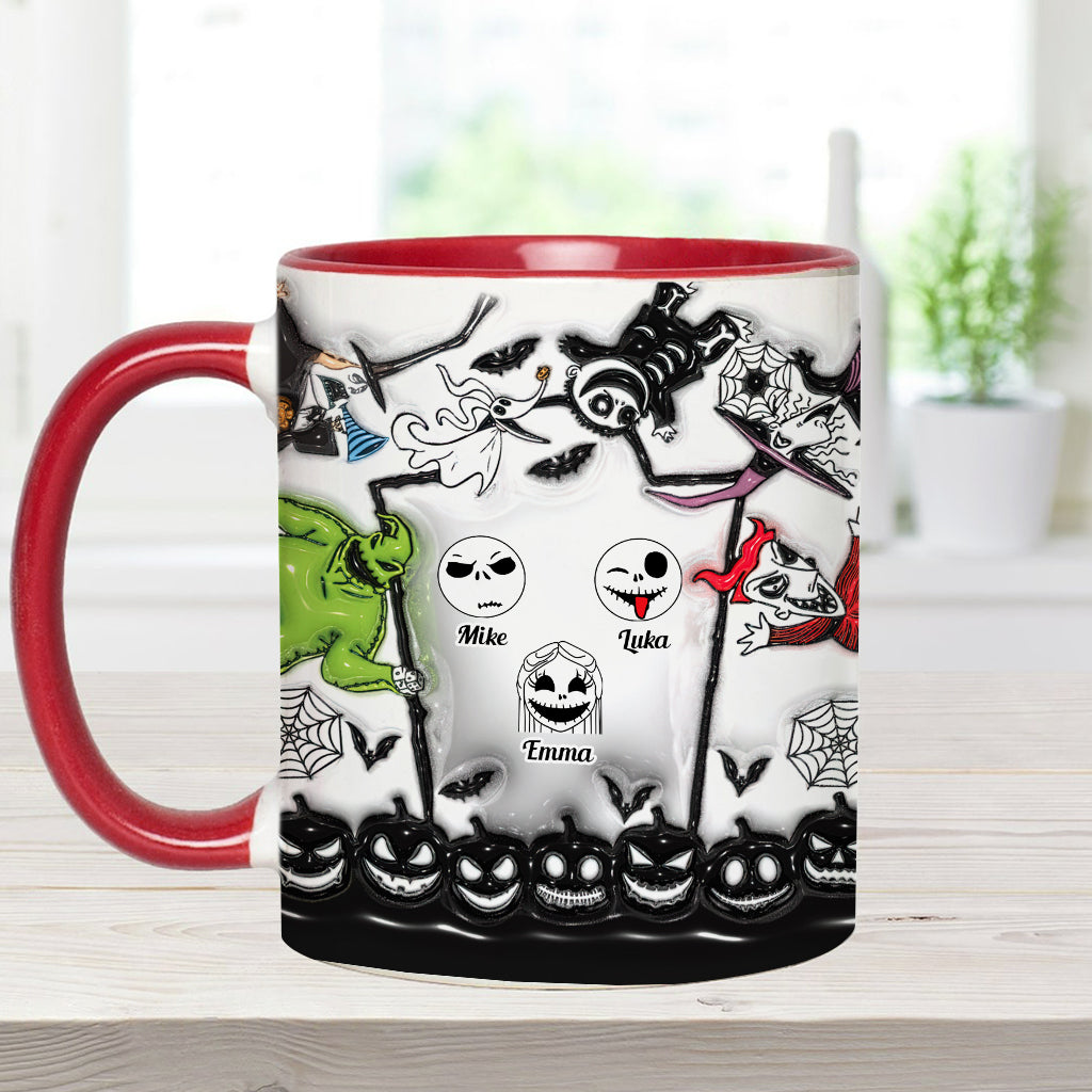 Personalized Nightmare Accent Mug Custom Name Gift for Mom or Dad