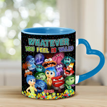 Load image into Gallery viewer, Personalized Heart Handle Mug Custom Name Gift for Loved Ones
