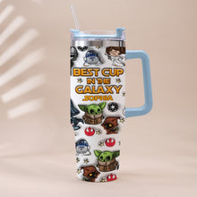 Load image into Gallery viewer, Personalized Galaxy Tumbler with Handle Gift for Kids - Custom Name
