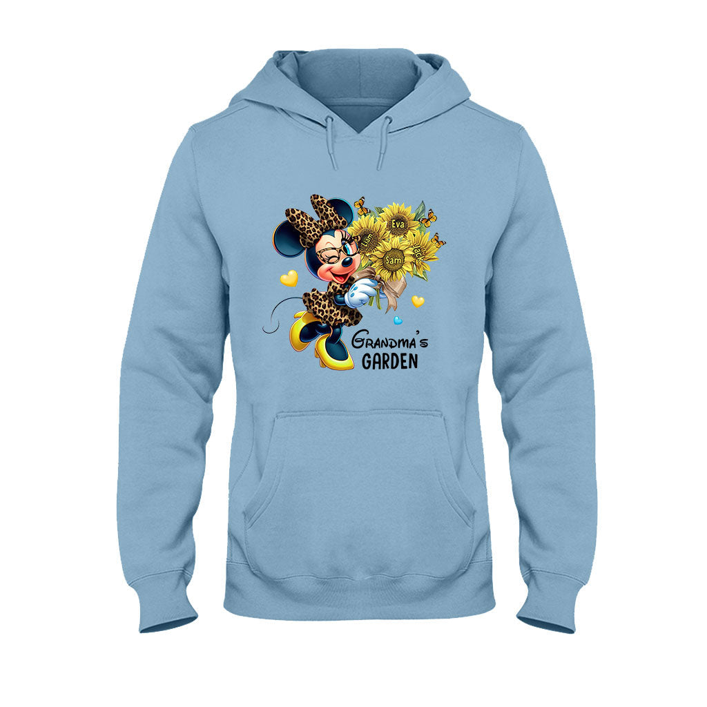 Personalized Grandma's Garden T-shirt & Hoodie with Custom Names Gift