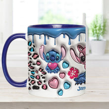 Load image into Gallery viewer, Personalized Ohana Accent Mug Custom Name Gift for Couples
