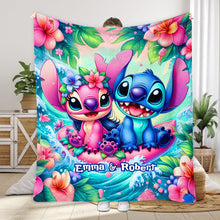 Load image into Gallery viewer, Personalized Ohana Blanket Custom Name Gift for Couples
