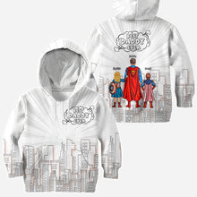 Load image into Gallery viewer, Personalized Best Dad Ever All Over Shirt Custom Family Design
