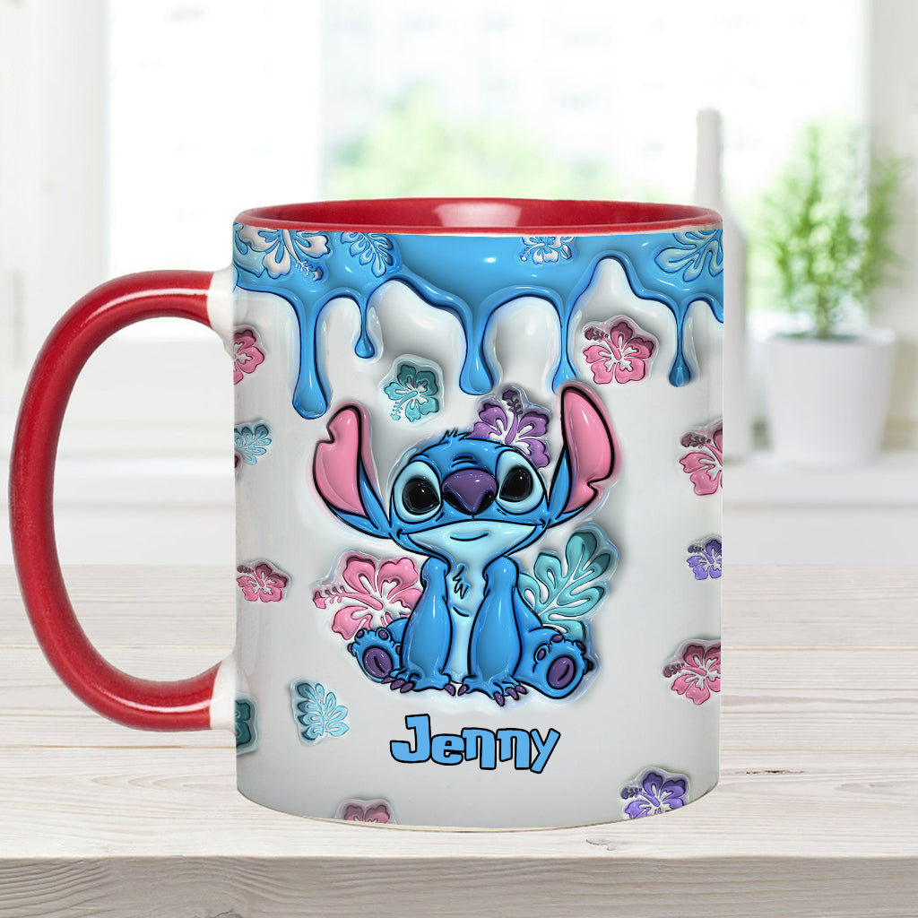Personalized Ohana Accent Mug Custom Name Gift for Birthdays