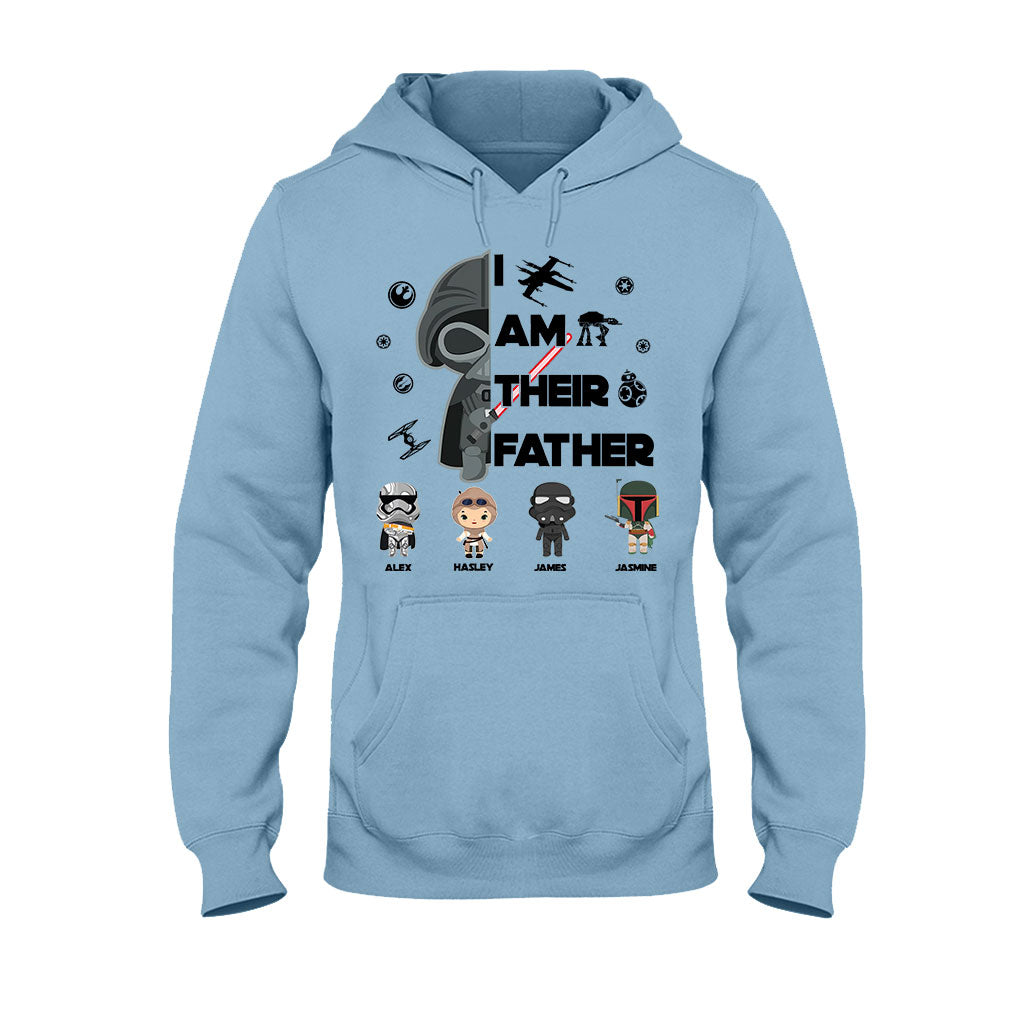 Personalized Star Wars T-Shirt & Hoodie Gift for Dad | Custom Names