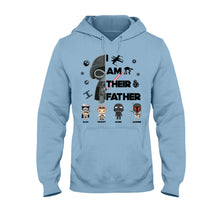 Load image into Gallery viewer, Personalized Star Wars T-Shirt &amp; Hoodie Gift for Dad | Custom Names

