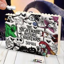 Load image into Gallery viewer, Personalized Nightmare Before Christmas Building Brick Blocks for Kids
