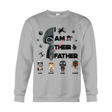 Load image into Gallery viewer, Personalized Star Wars T-Shirt &amp; Hoodie Gift for Dad | Custom Names
