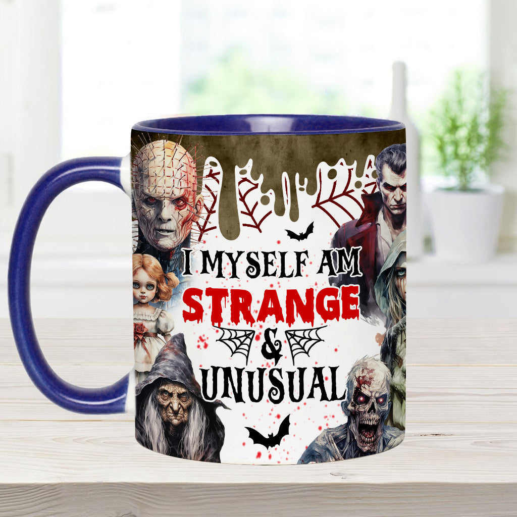 Personalized Horror-Themed Accent Mug Custom Name Gift