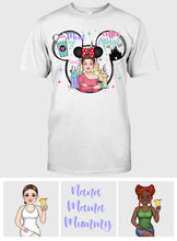 Load image into Gallery viewer, Personalized Coffee Magic Mouse T-shirt for Mom – Custom Name Gift

