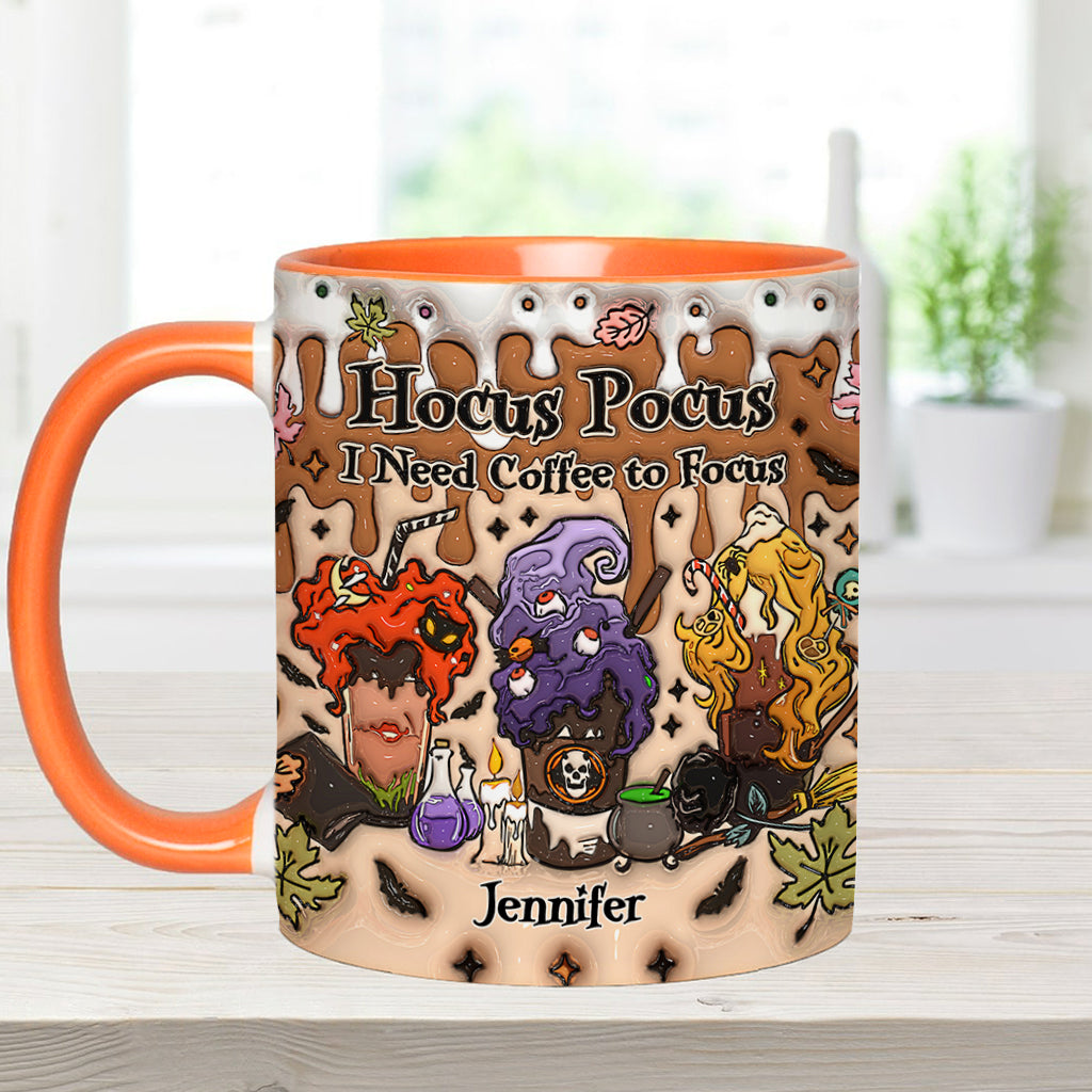 Personalized Three Witches Accent Mug for Fall Coffee Lovers