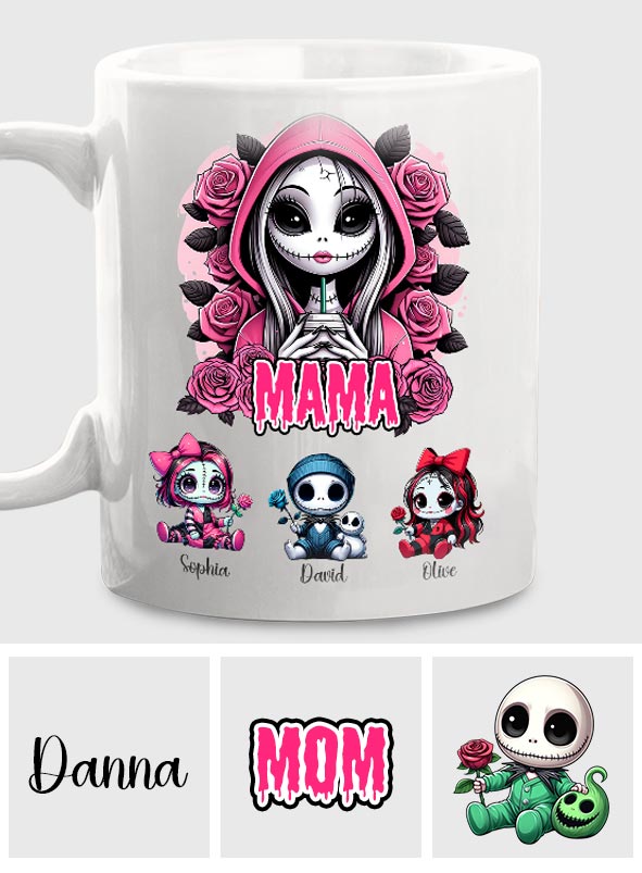 Personalized Nightmare Mug with Custom Name for Mom | Halloween Gift